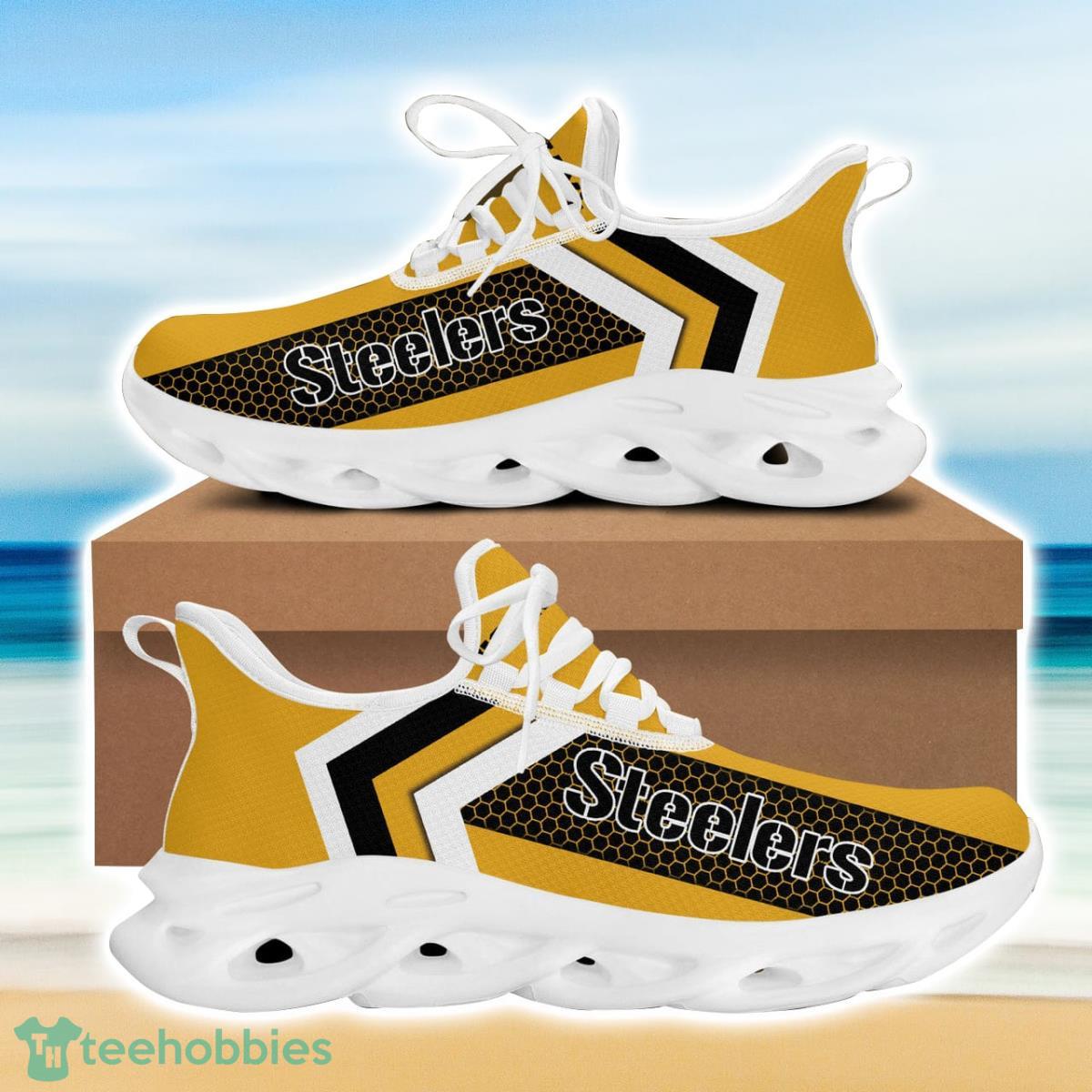 Pittsburgh Football Steelers Max Soul Sneakers Running Sport Shoes For Men Women Custom Name Product Photo 2