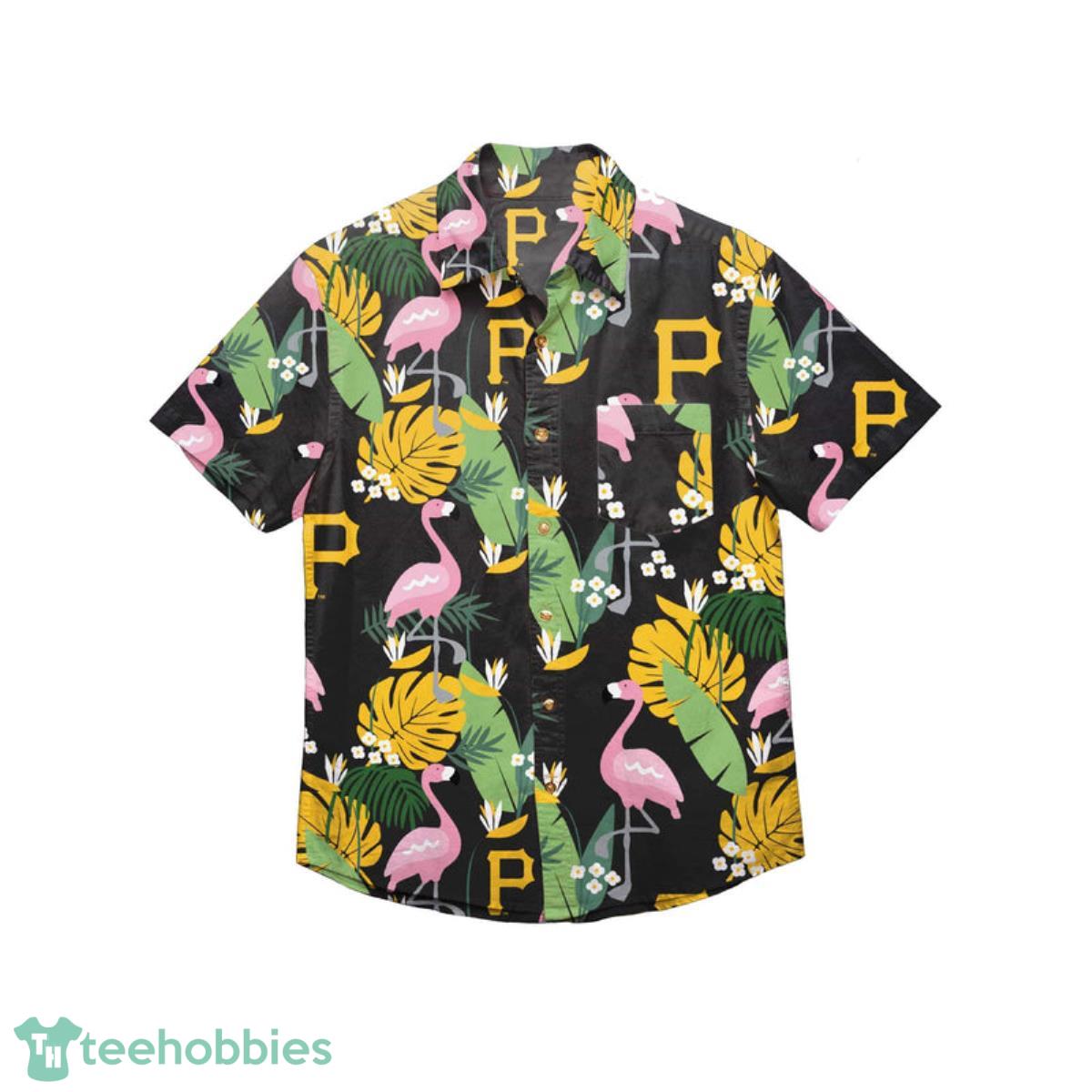 Pittsburgh Pirates MLB Floral Button Up Shirt Product Photo 1