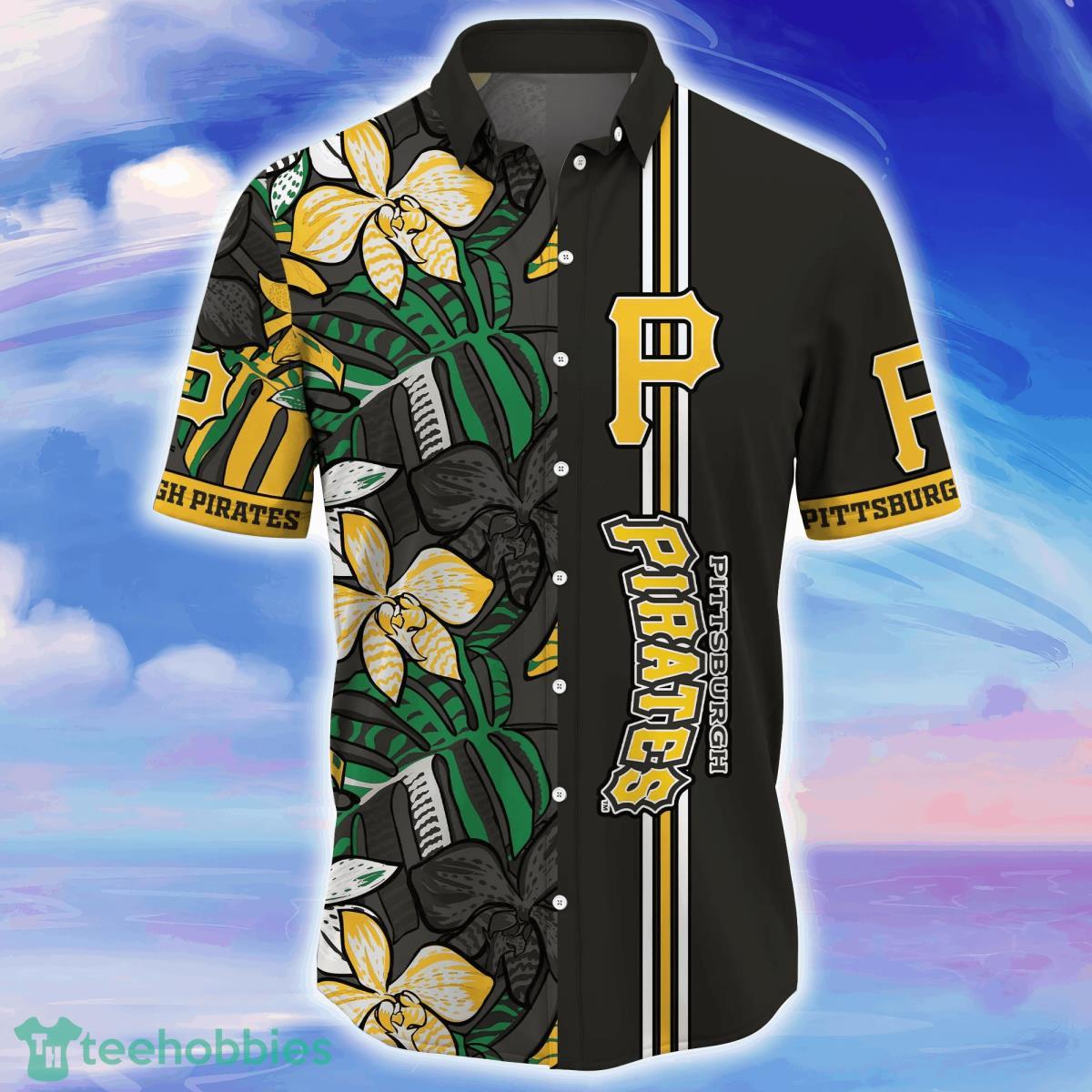 Pittsburgh Pirates MLB Flower Hawaiian Shirt Unique Gift For Fans Product Photo 2