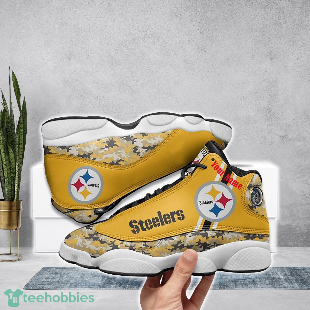 NFL Personalized Your Name Pittsburgh Steelers Air Jordan 13 Shoes