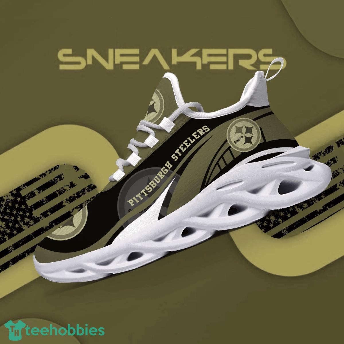 Pittsburgh Steelers New Trending Custom Name Max Soul Shoes Best Gift For Sport Fans Product Photo 2
