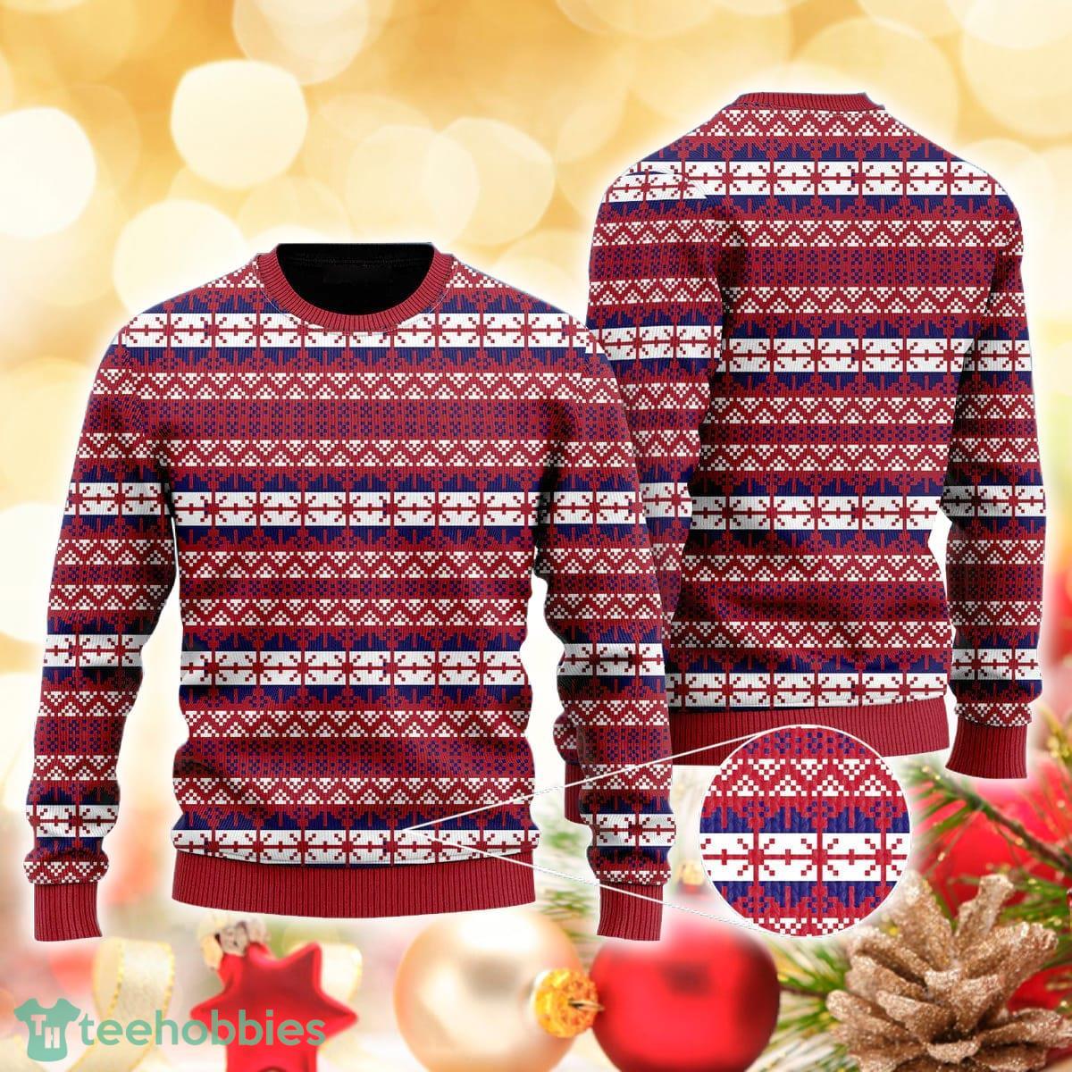 Pixel Christmas Pattern 3D Sweater Ugly Christmas Sweater For Men Women Product Photo 1