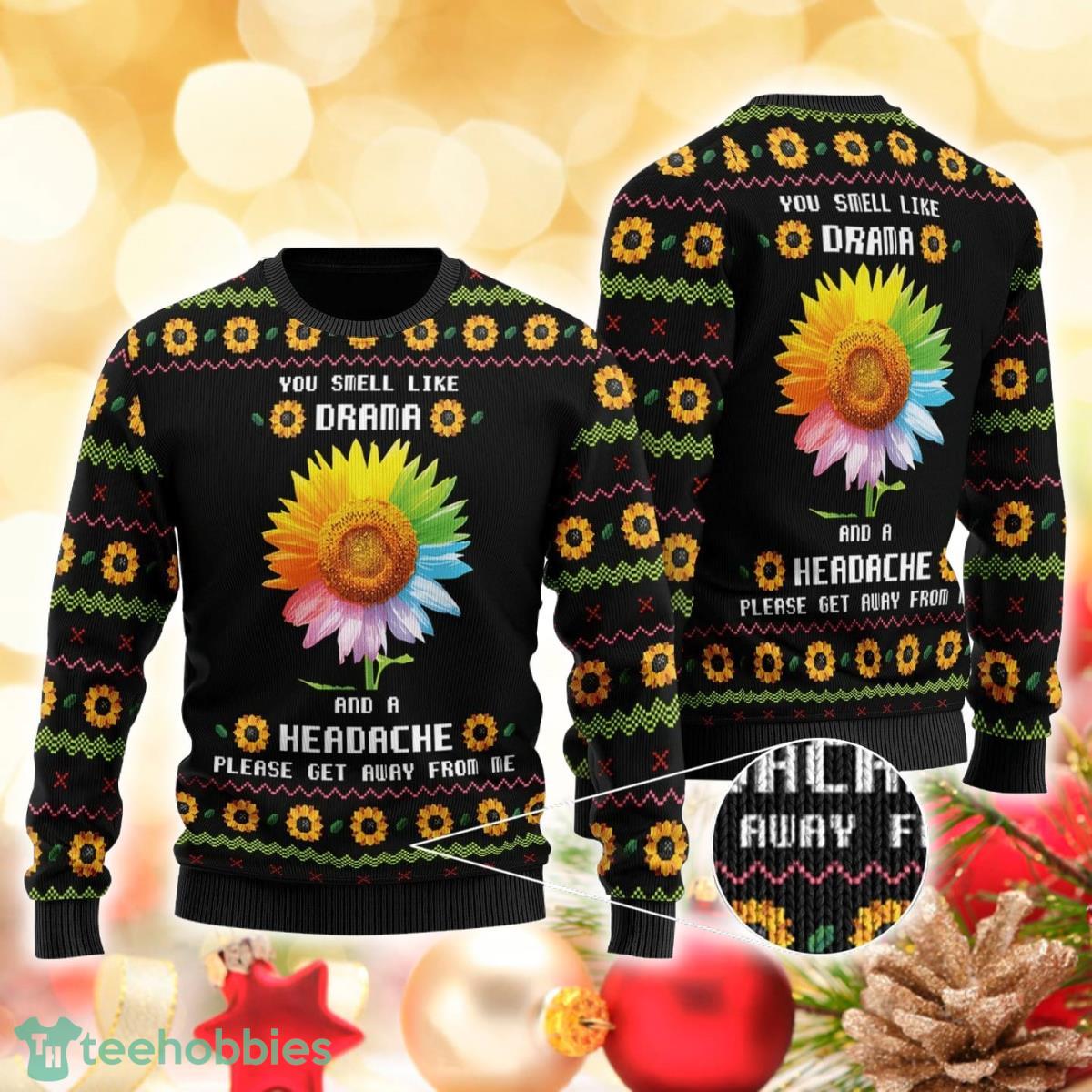 Please Get Away From Me 3D Sweater Ugly Christmas Sweater For Men Women Product Photo 1