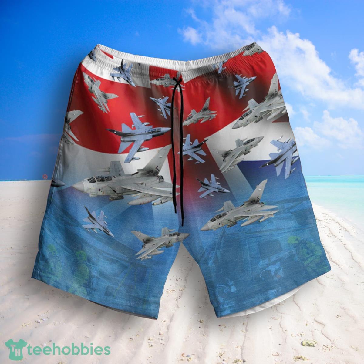 RAF Historical Tornado GR4 Hawaiian Shirt And Shorts Best Style For Men Product Photo 2