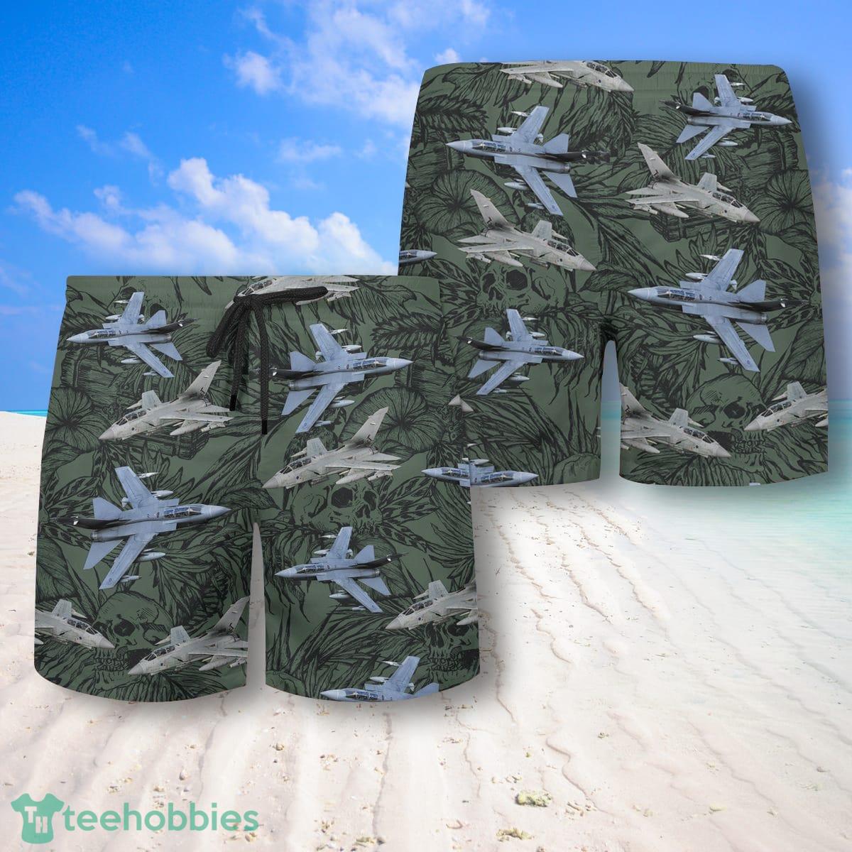 RAF Historical Tornado GR4 Hawaiian Shirt And Shorts Great Style For Men Product Photo 2