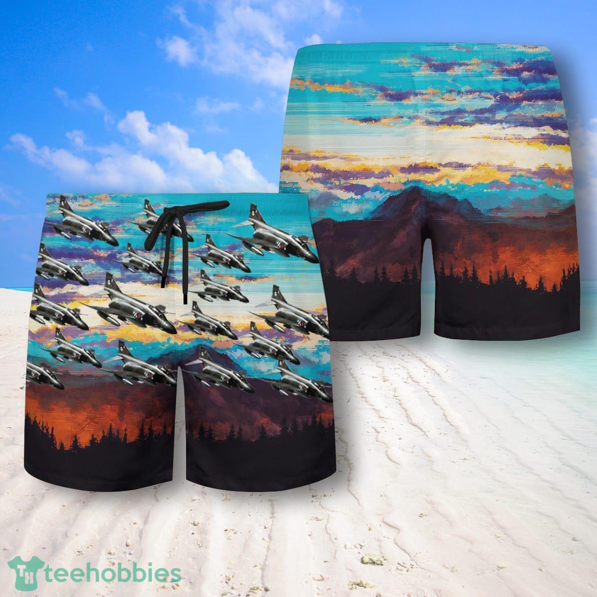 RAF Phantom FG.1 Hawaiian Shirt And Shorts Great Style For Men Product Photo 2