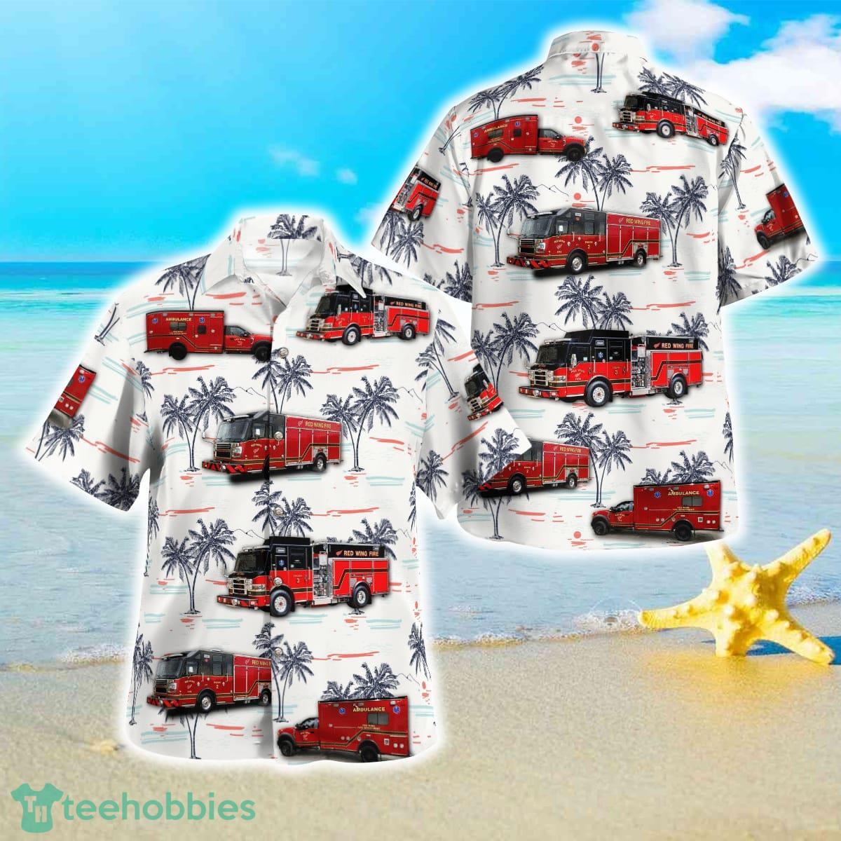 Red Wing Fire Department Hawaiian Shirt Best Style For Men Women Product Photo 1
