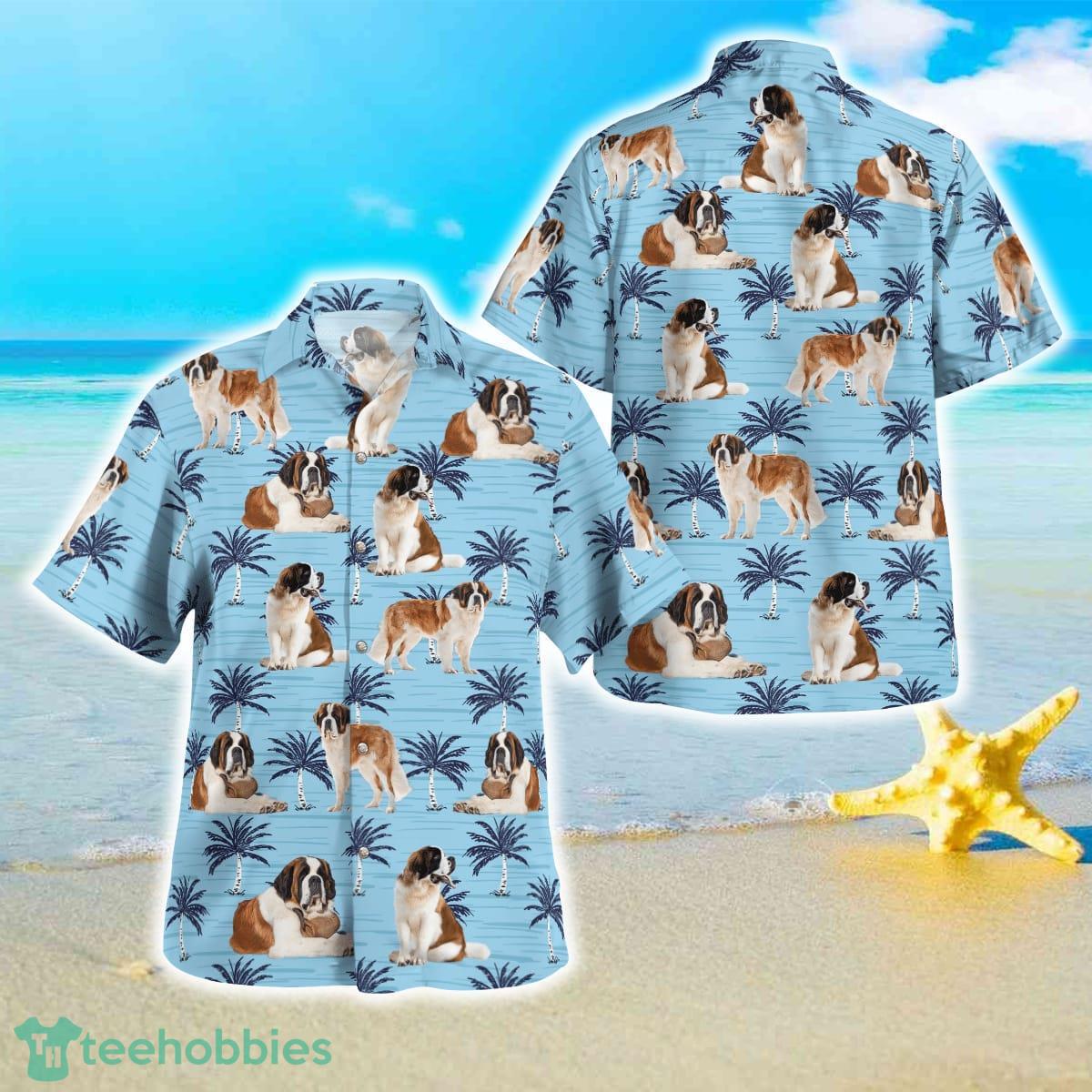 Saint Bernard Dogs Hawaiian Shirt Great Style For Men Women Product Photo 1