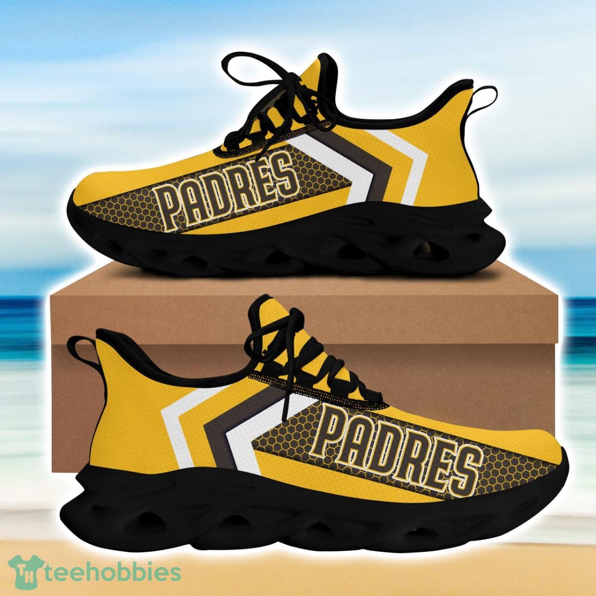 San Diego Baseball Padres Max Soul Sneakers Running Sport Shoes For Men Women Custom Name Product Photo 1