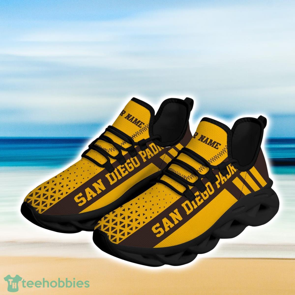 San Diego Pades Baseball Max Soul Sneakers Running Sport Shoes For Men Women Custom Name Product Photo 2