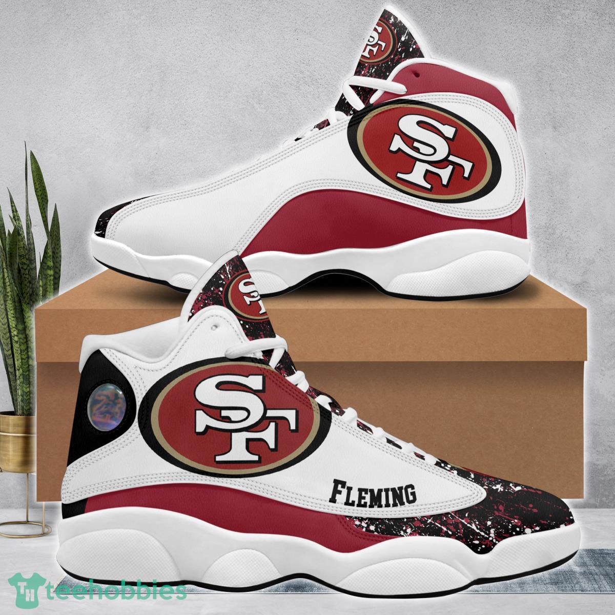 San Francisco 49ers Football Team Air Jordan 13 Running Shoes Gift For Fans Product Photo 1