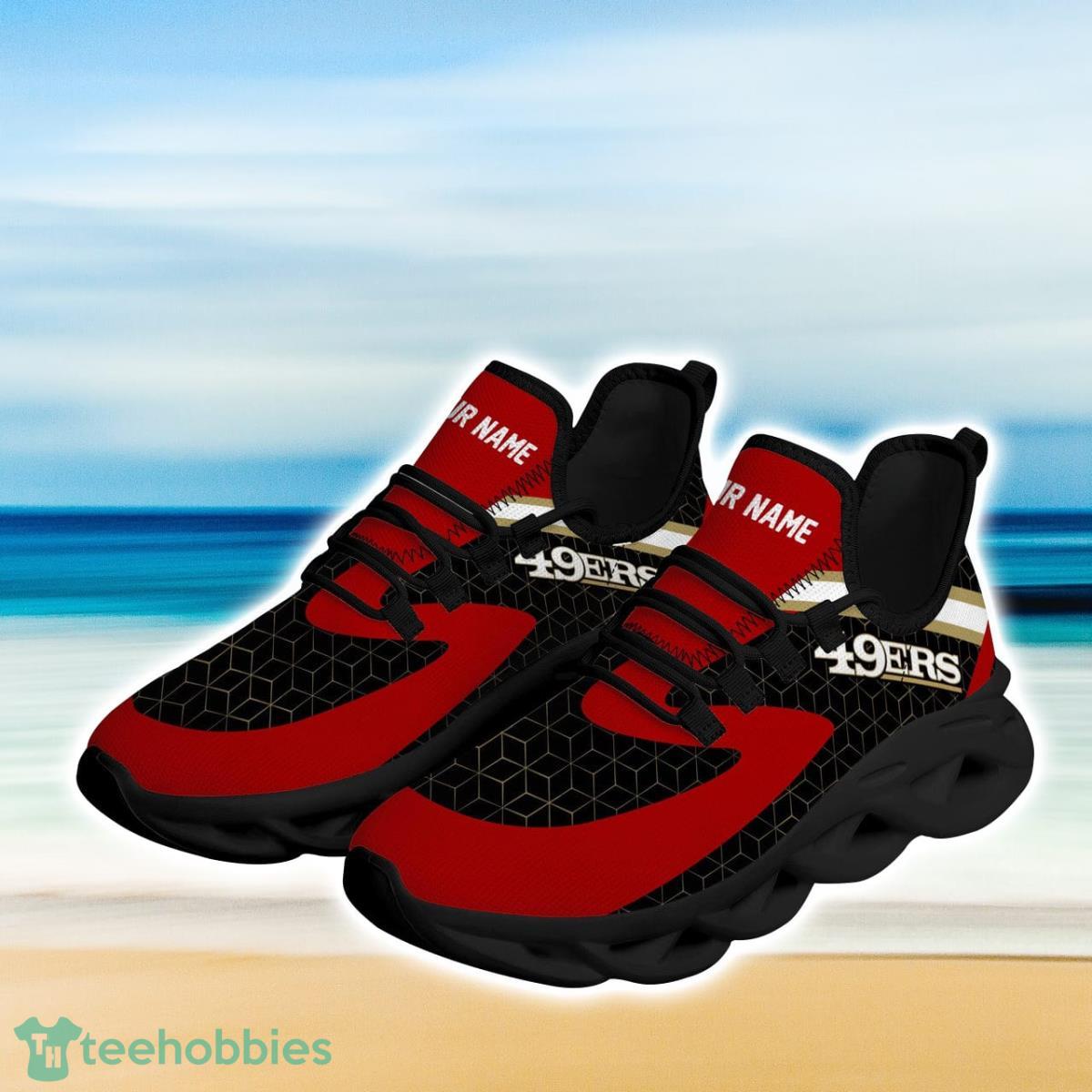 San Francisco 49ers Max Soul Sneakers Running Sport Shoes For Men Women Custom Name Product Photo 2