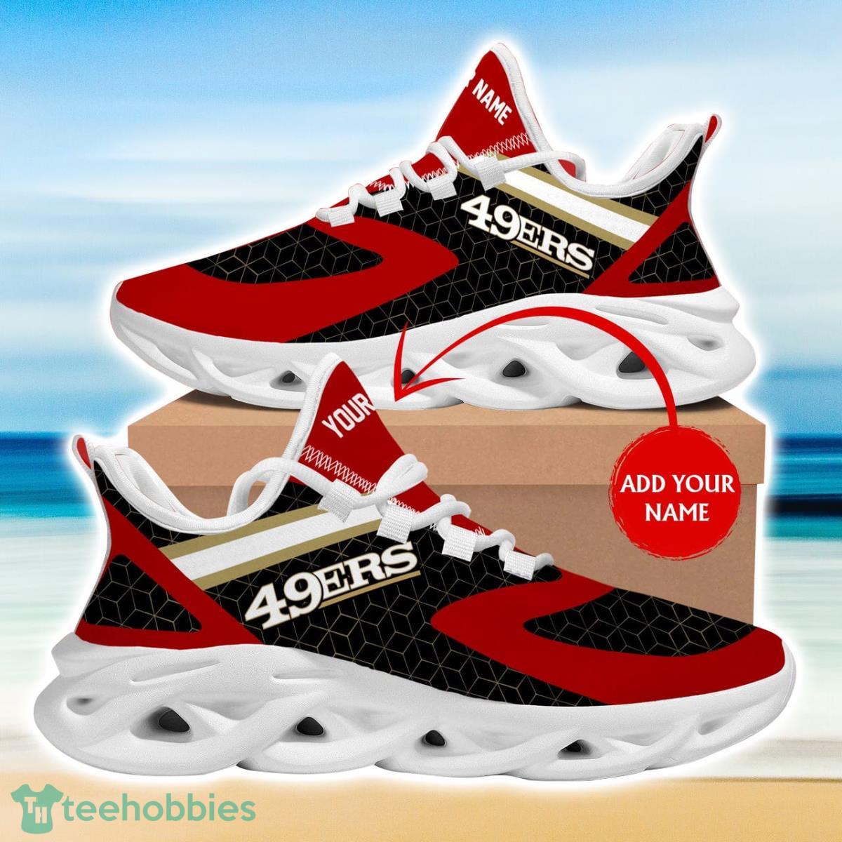 San Francisco 49ers Max Soul Sneakers Running Sport Shoes For Men Women Custom Name Product Photo 1