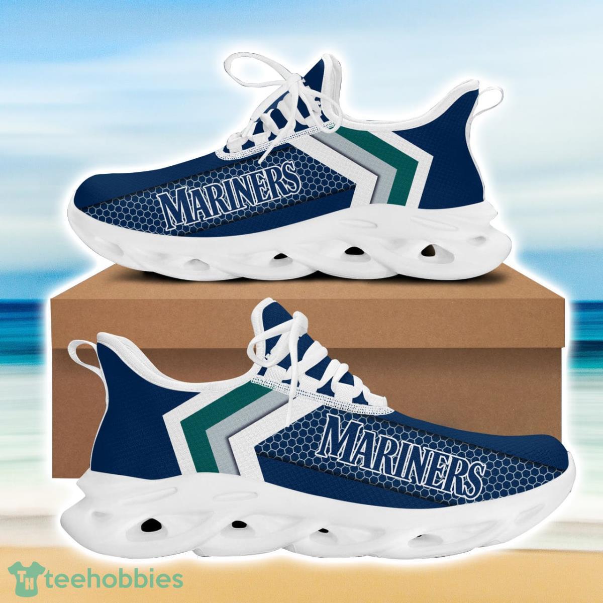 Seattle Baseball Mariners Max Soul Sneakers Running Sport Shoes For Men Women Custom Name Product Photo 2