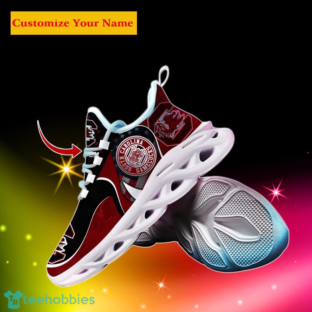 South Carolina Gamecocks NCAA1 Custom Name Max Soul Shoes Special Gift For Men Women Fans Product Photo 2