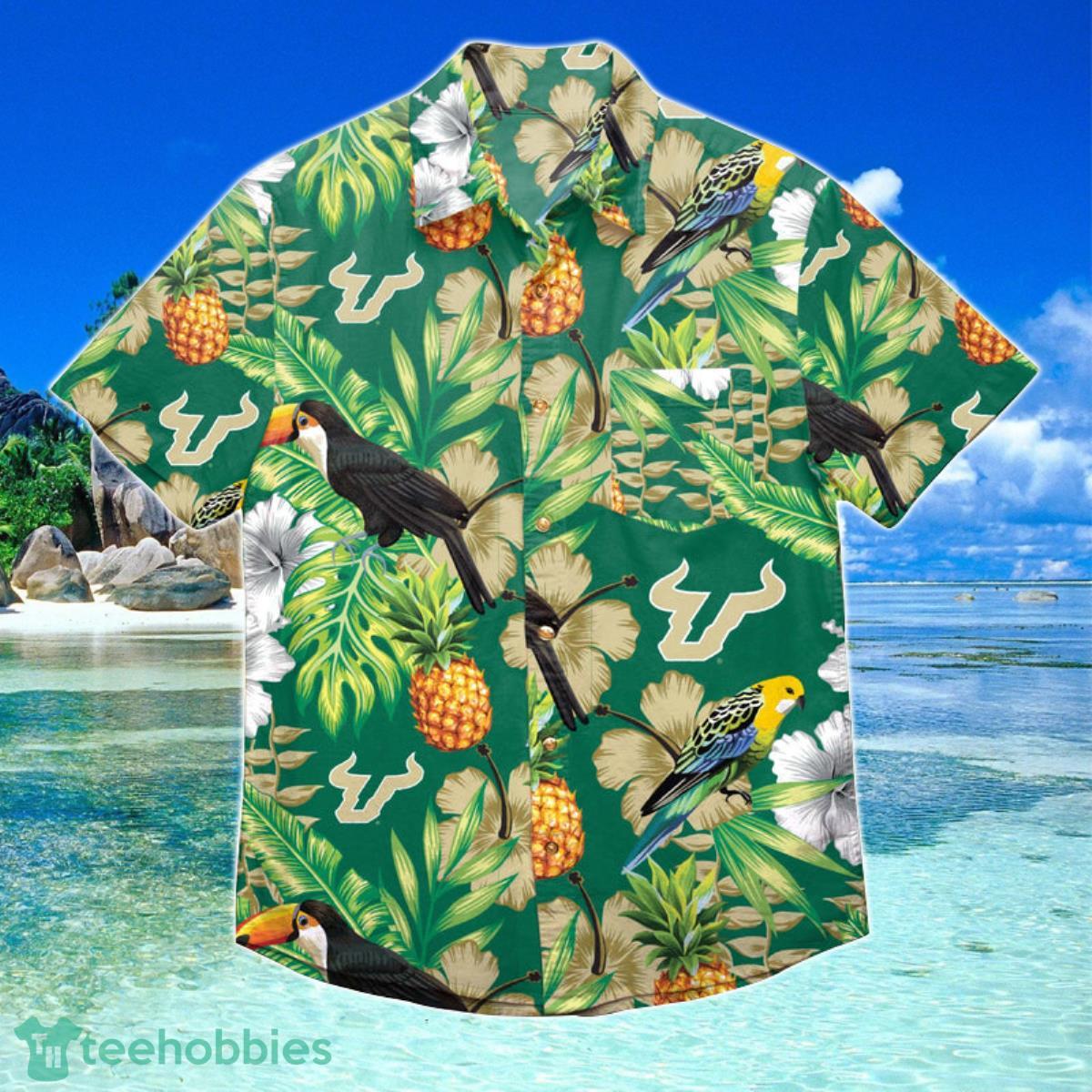 South Florida Bulls NCAA Hawaiian Shirt Special Gift For Fans Product Photo 1 South Florida Bulls NCAA Hawaiian Shirt Special Gift For Fans Product Photo 1