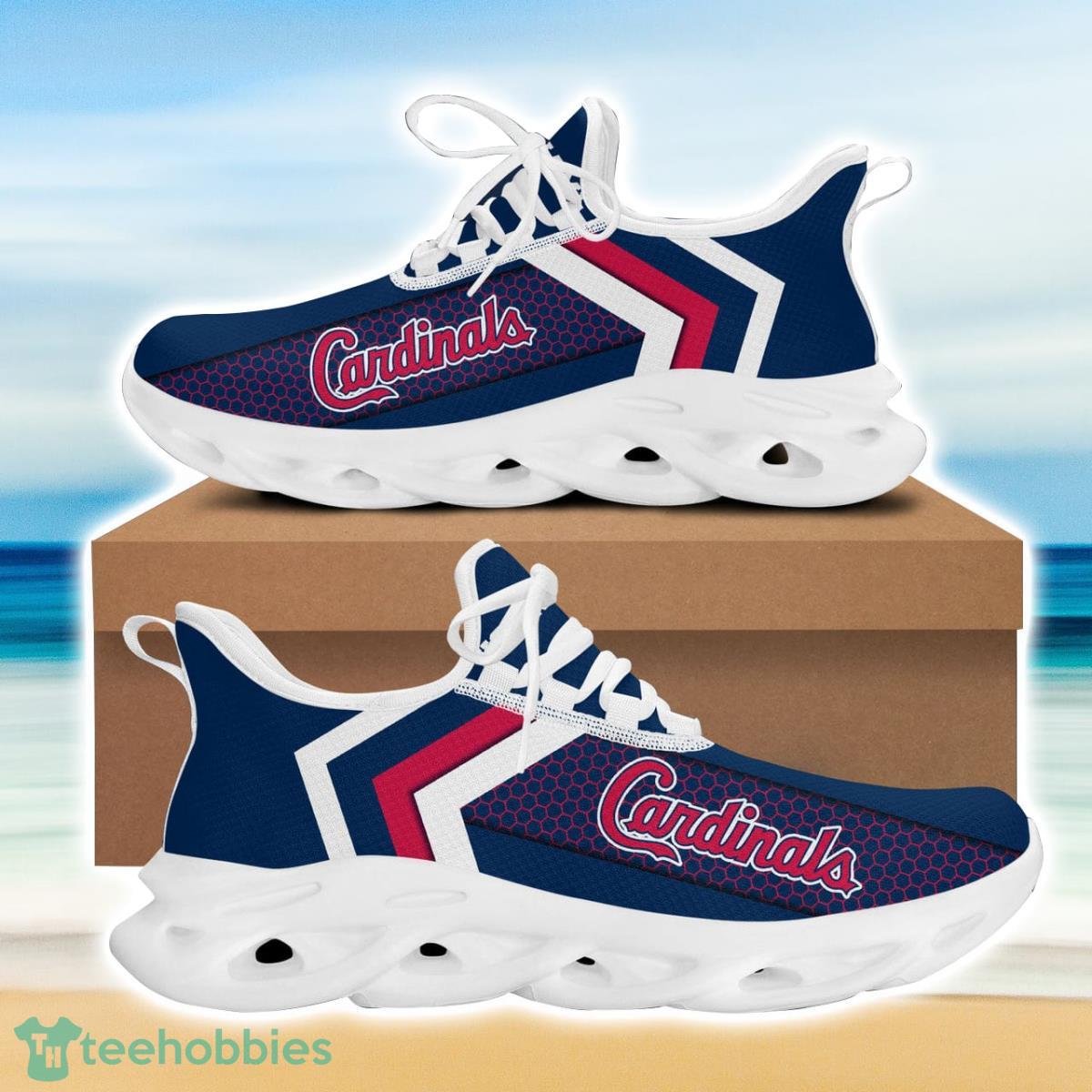 St. Louis Baseball Cardinals Max Soul Sneakers Running Sport Shoes For Men Women Custom Name Product Photo 2