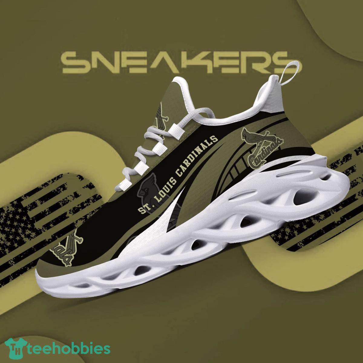 St. Louis Cardinals New Trending Custom Name Max Soul Shoes Best Gift For Sport Fans Product Photo 2