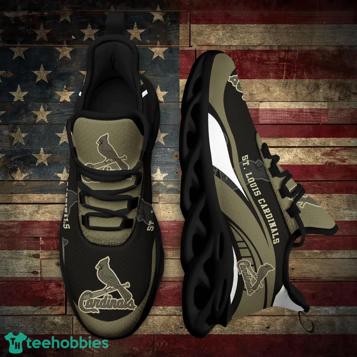 St. Louis Cardinals New Trending Custom Name Max Soul Shoes Best Gift For Sport Fans Product Photo 1