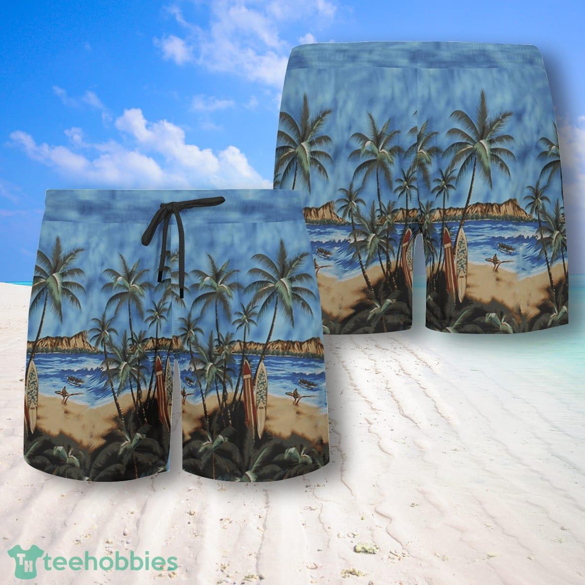 Summer Beach Hawaiian Shirt And Shorts Special Style For Men Product Photo 2