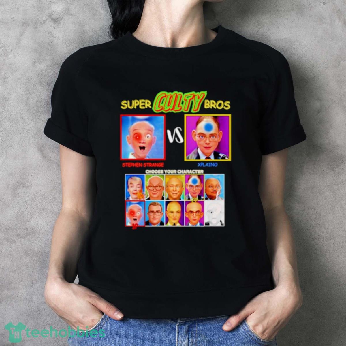 Super Culty Bros Stephen Strange Vs Xplaino Shirt - Ladies T-Shirt