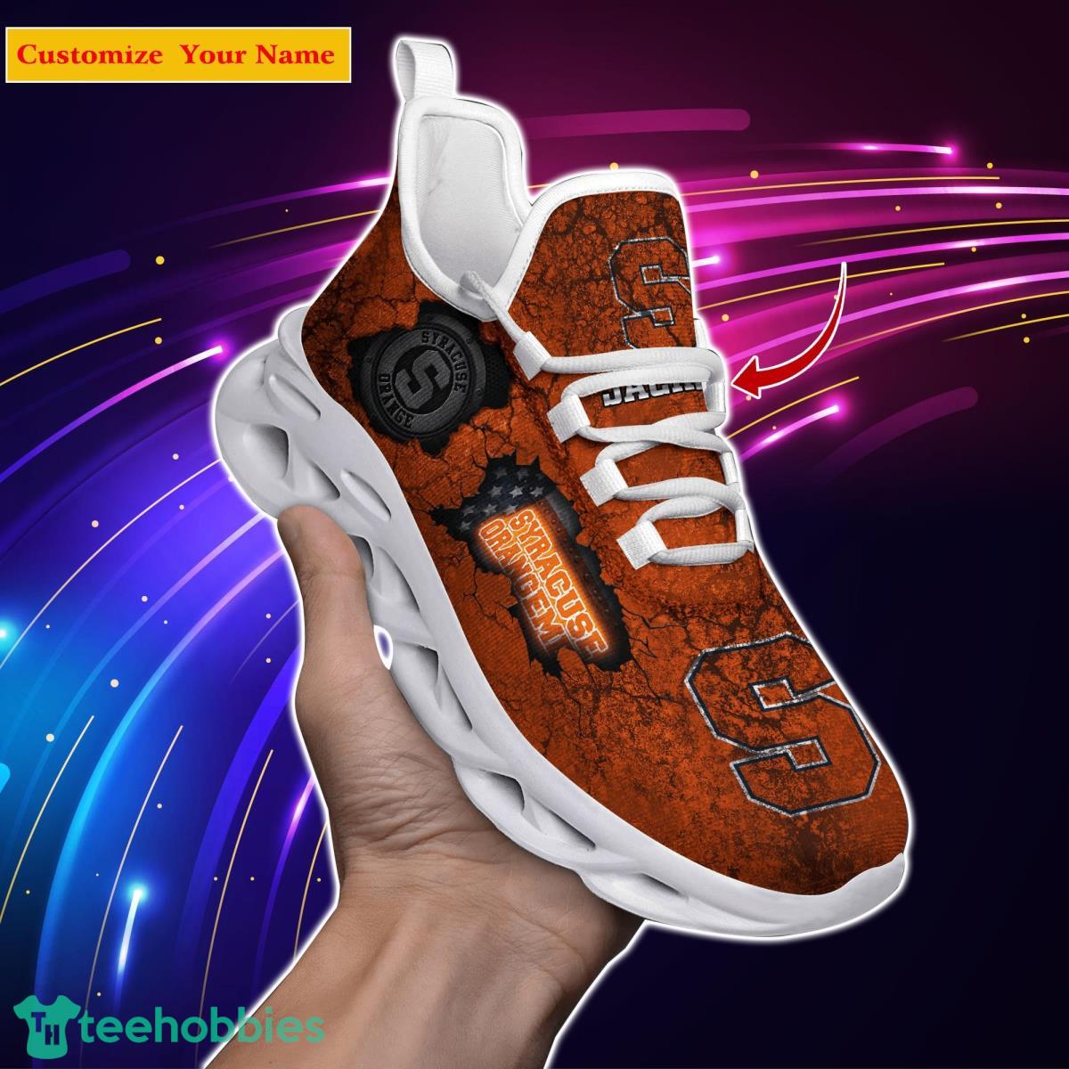 Syracuse Orange NCAA2 Custom Name Max Soul Shoes Great Gift For Men Women Fans Product Photo 1