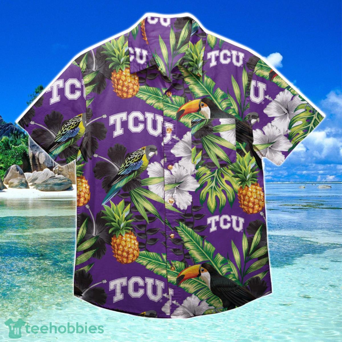 TCU Horned Frogs NCAA Hawaiian Shirt Special Gift For Fans Product Photo 1 TCU Horned Frogs NCAA Hawaiian Shirt Special Gift For Fans Product Photo 1