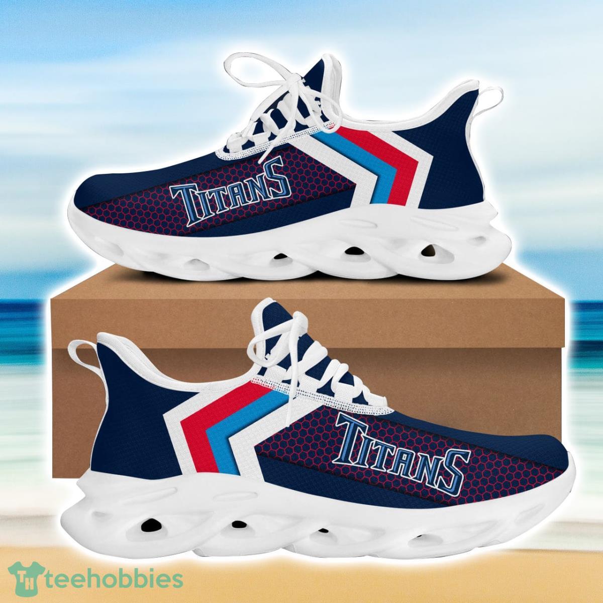 Tennessee Football Titans Max Soul Sneakers Running Sport Shoes For Men Women Custom Name Product Photo 2