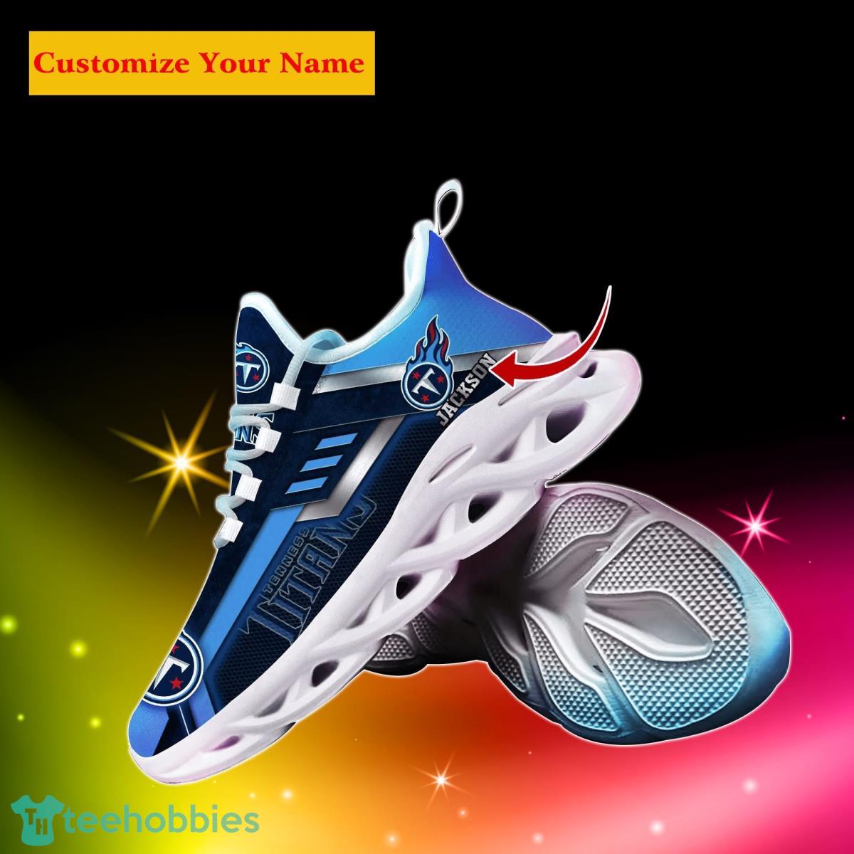 Tennessee Titans NFL Custom Name Max Soul Shoes Impressive Gift For Men Women Fans Product Photo 2
