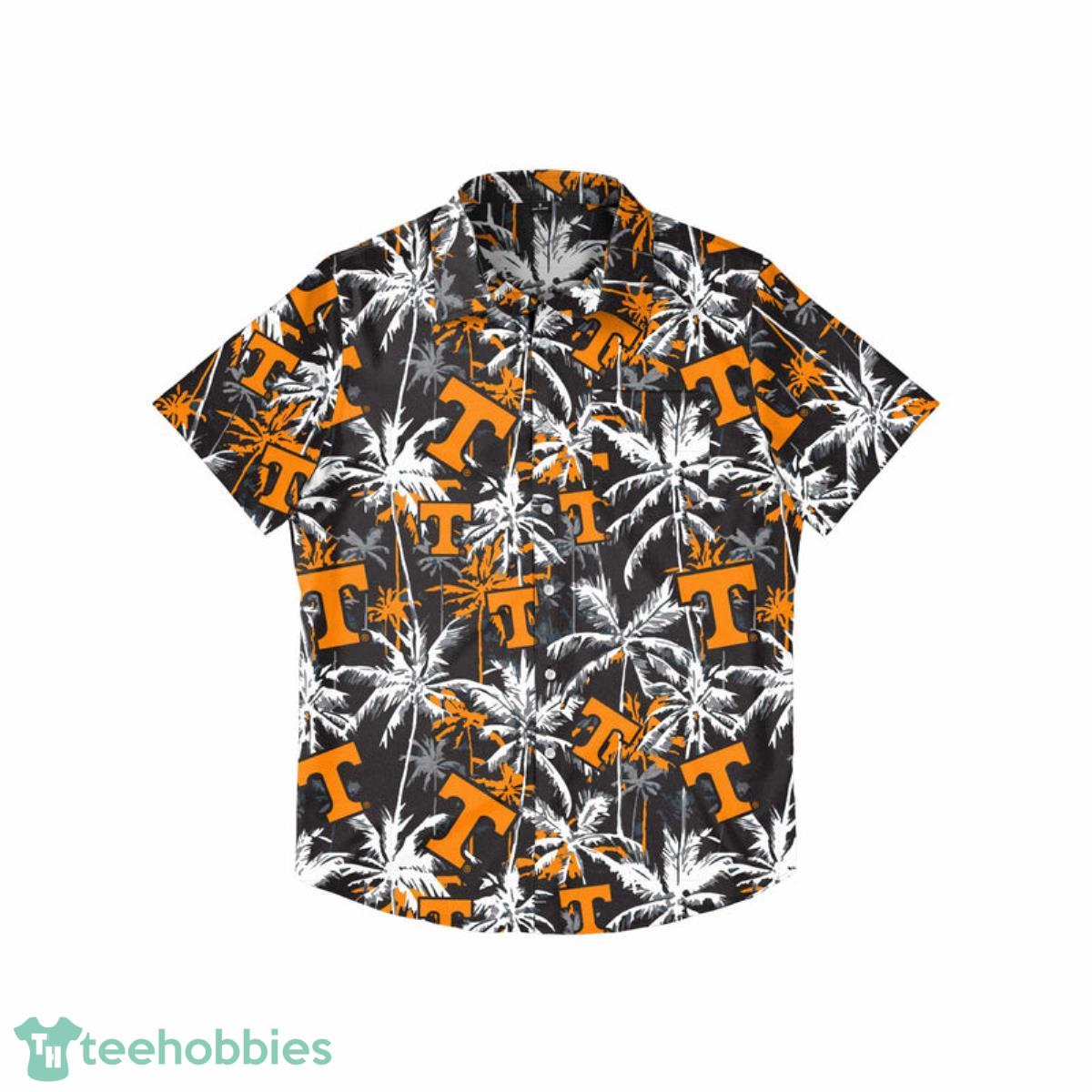 Tennessee Volunteers NCAA Black Floral Button Up Shirt Product Photo 1