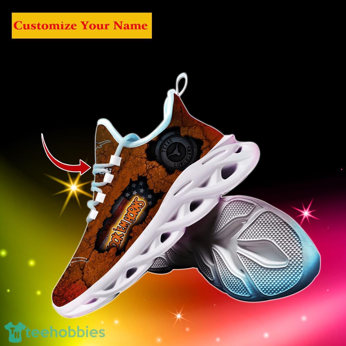 Texas Longhorns NCAA2 Custom Name Max Soul Shoes Great Gift For Men Women Fans Product Photo 2