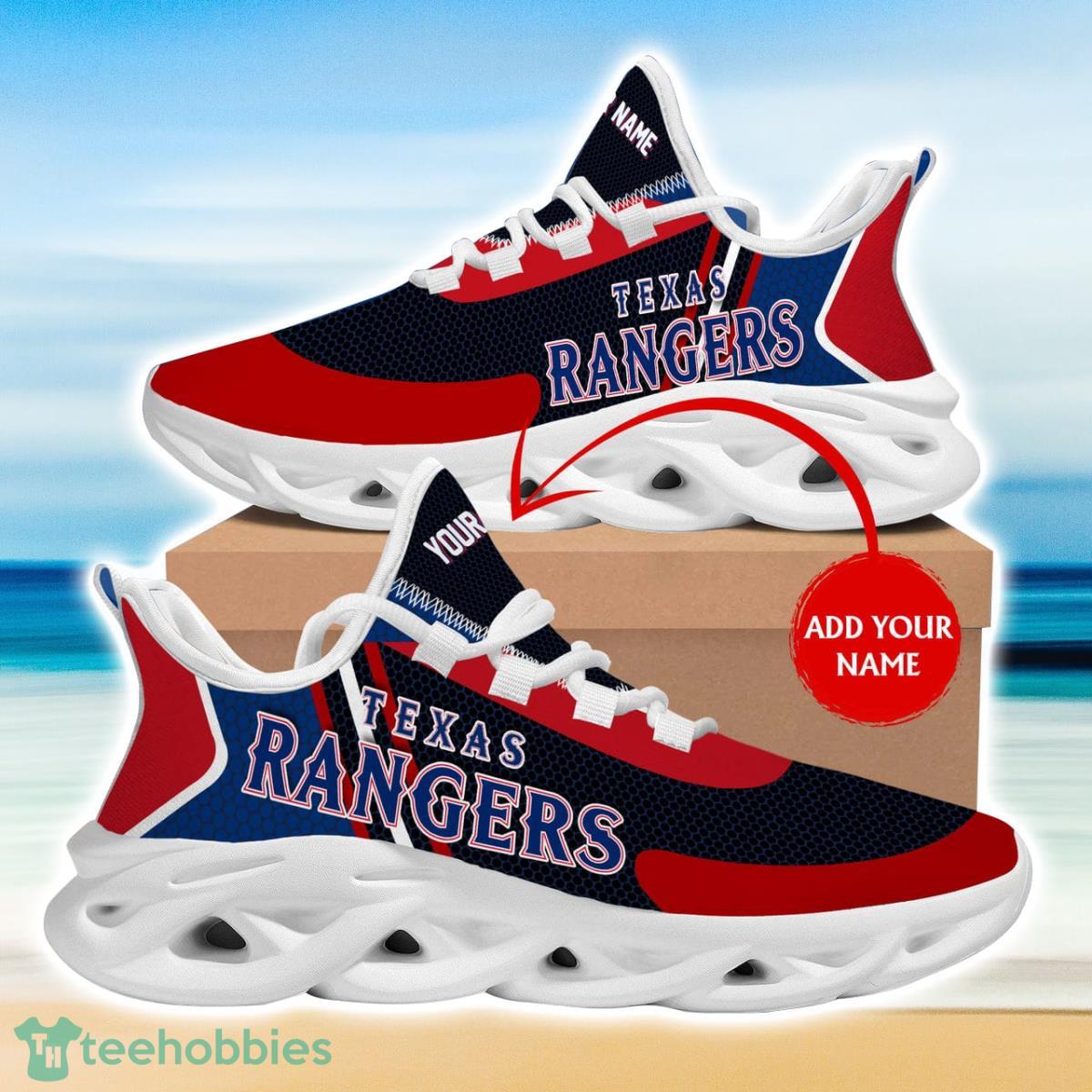 Texas Rangers Baseball Max Soul Sneakers Running Sport Shoes For Men Women Custom Name Product Photo 1