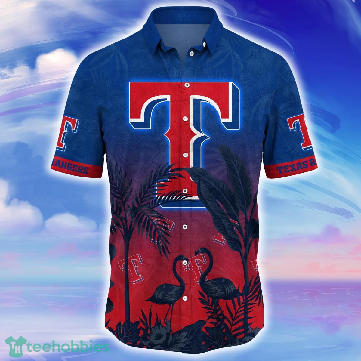 Texas Rangers MLB Flower Hawaiian Shirt Best Gift For Fans Product Photo 2