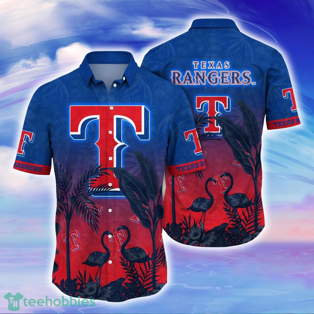 Texas Rangers MLB Flower Hawaiian Shirt Best Gift For Fans Product Photo 1