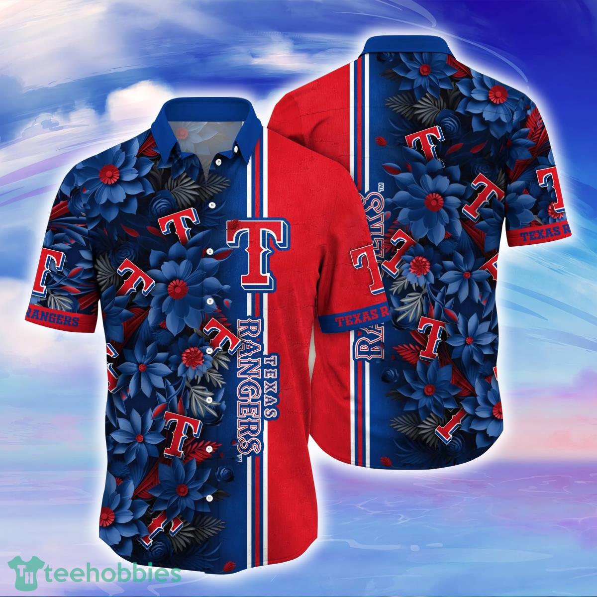 Texas Rangers MLB Flower Hawaiian Shirt For Men Women Great Gift For Real Fans Product Photo 1