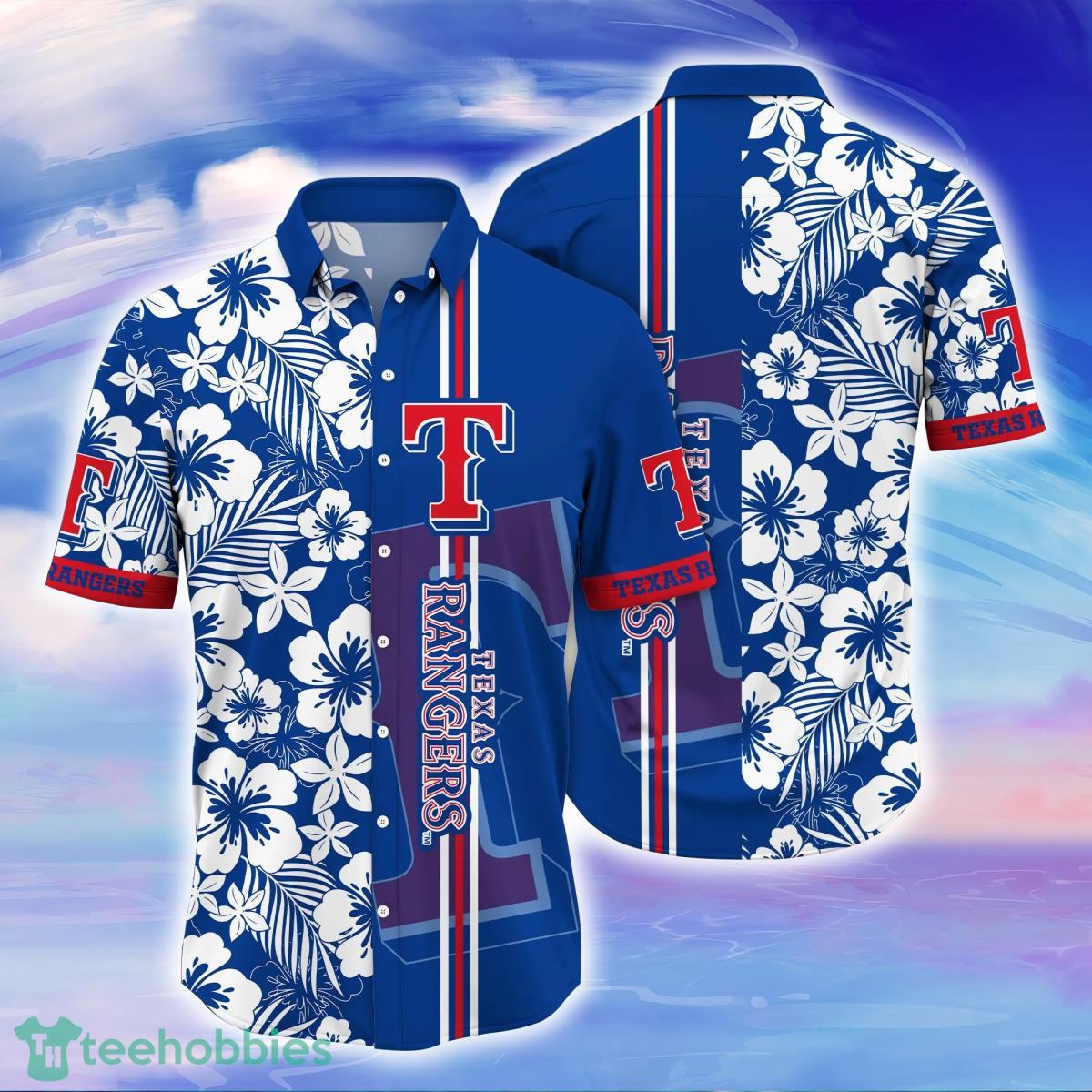 Texas Rangers MLB Flower Hawaiian Shirt For Men Women Special Gift For Fans Product Photo 1