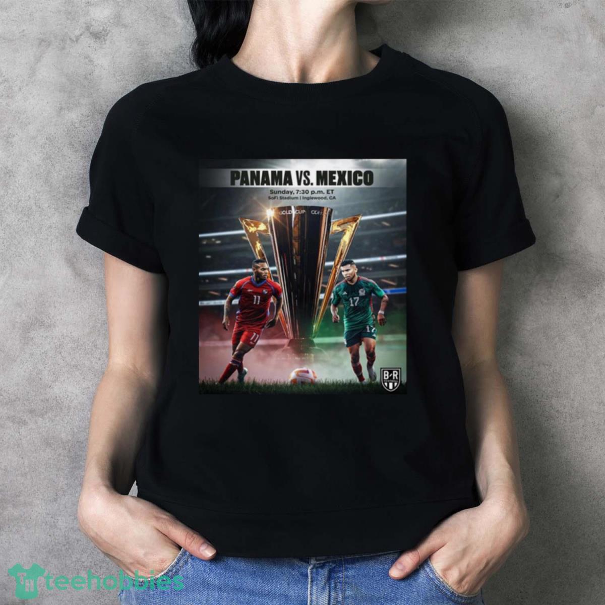 The 2023 Gold Cup Final Is Set Panama Vs Mexico Vintage Shirt - Ladies T-Shirt