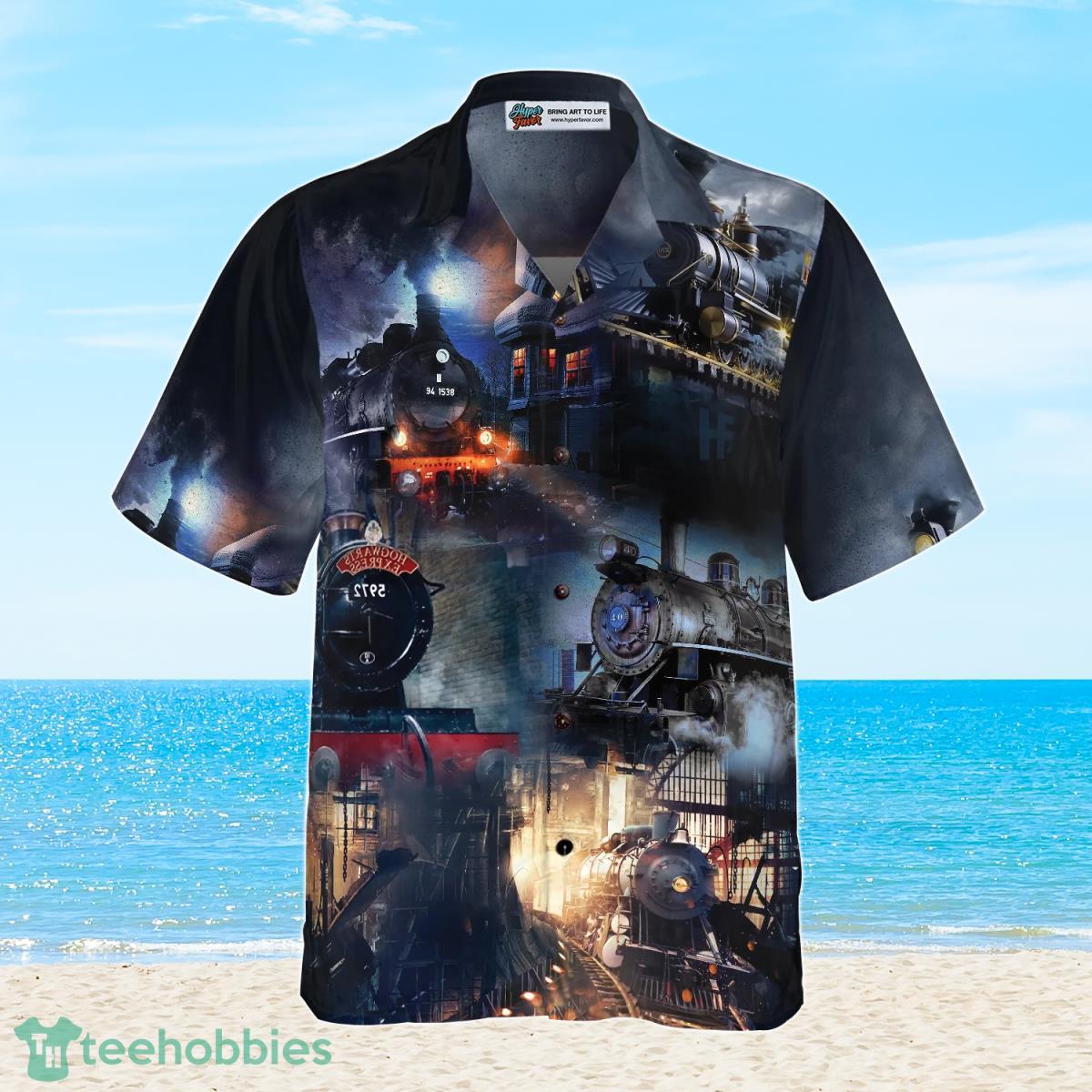 Train Locomotive Hawaiian Shirt Best Gift For Men And Women Product Photo 3 Train Locomotive Hawaiian Shirt Best Gift For Men And Women Product Photo 3