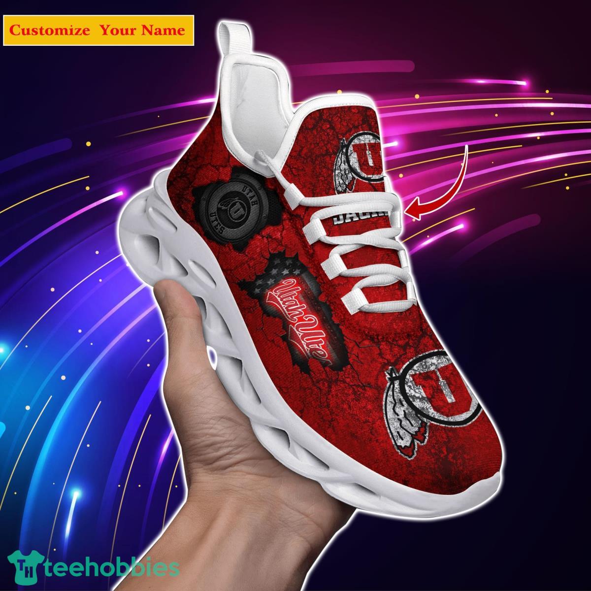 Utah Utes NCAA2 Custom Name Max Soul Shoes Great Gift For Men Women Fans Product Photo 1