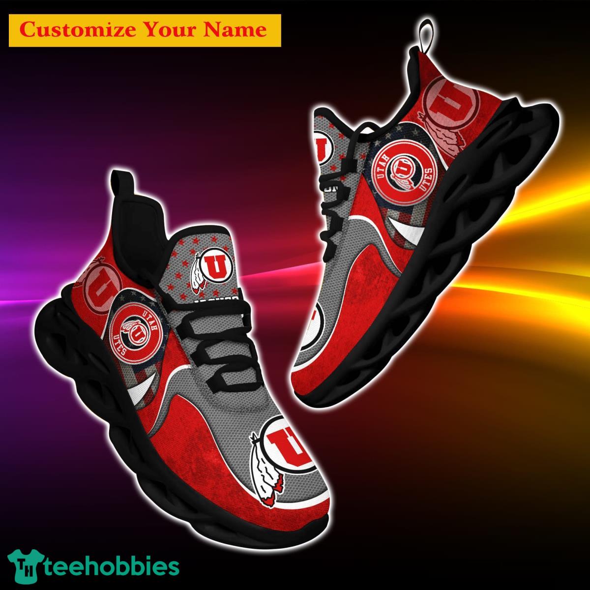 Utah Utes NCAA2 Custom Name Max Soul Shoes Special Gift For Men Women Fans Product Photo 5 Utah Utes NCAA2 Custom Name Max Soul Shoes Special Gift For Men Women Fans Product Photo 5