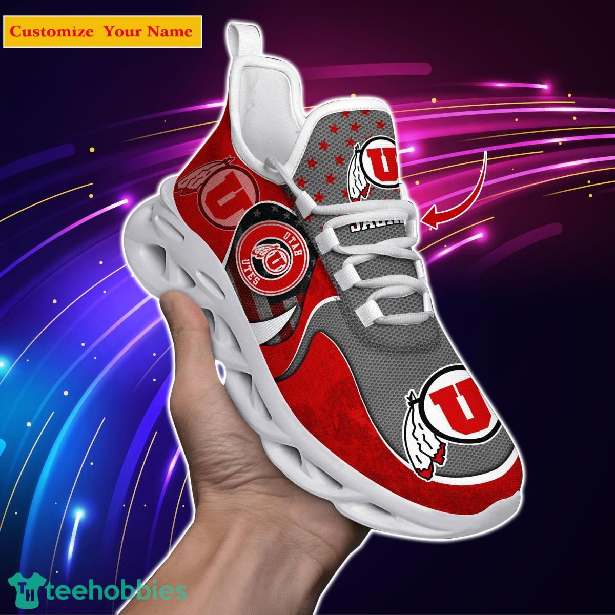 Utah Utes NCAA2 Custom Name Max Soul Shoes Special Gift For Men Women Fans Product Photo 1