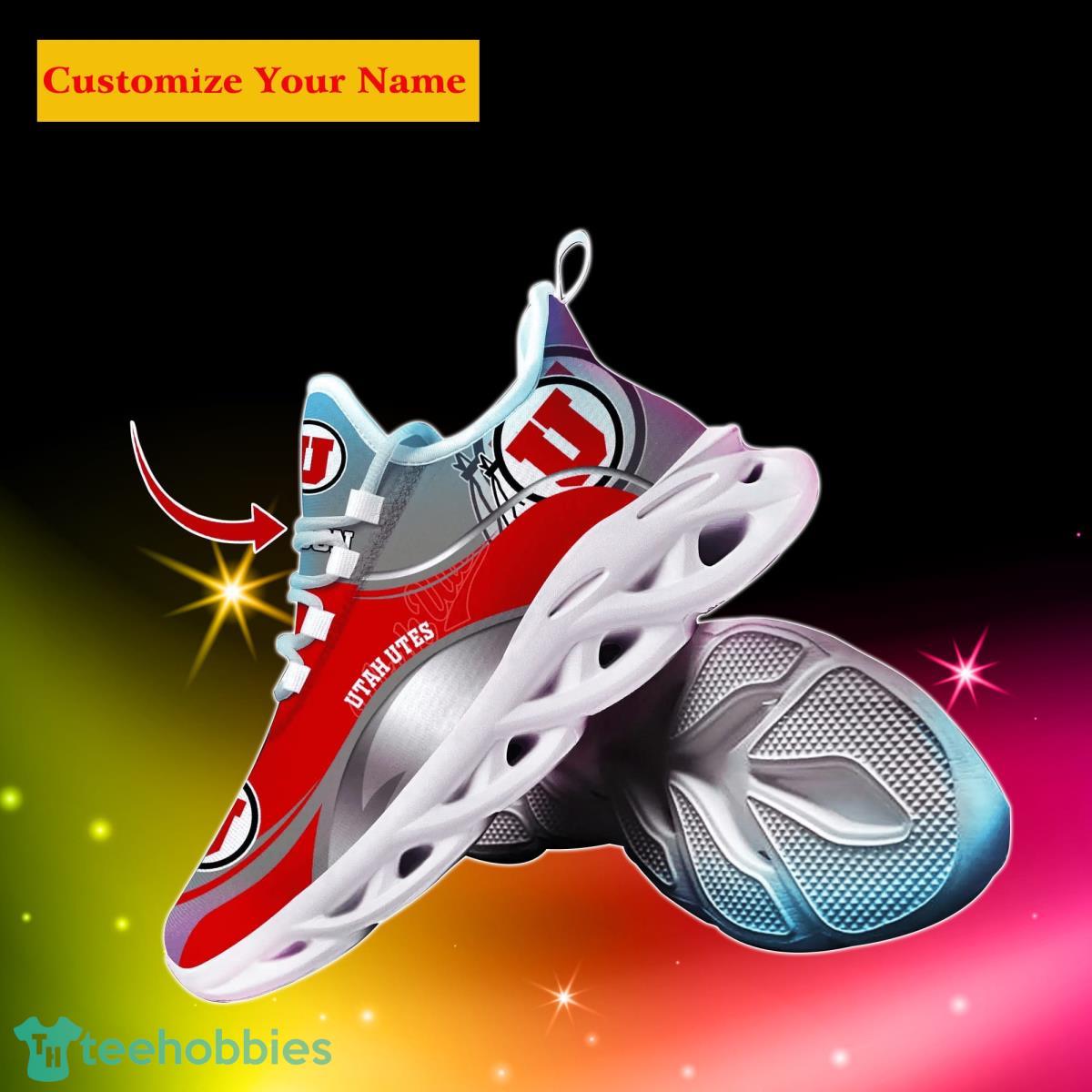 Utah Utes NCAA2 Custom Name Max Soul Shoes Unique Gift For Men Women Fans Product Photo 2