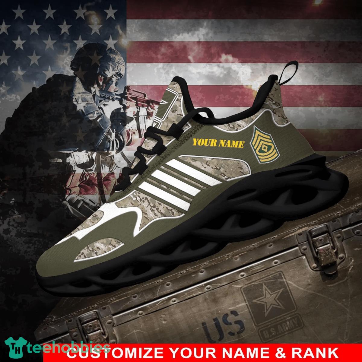 Veteran Clunky Sneakers Custom Name Max Soul Shoes For Sport Fans Product Photo 2