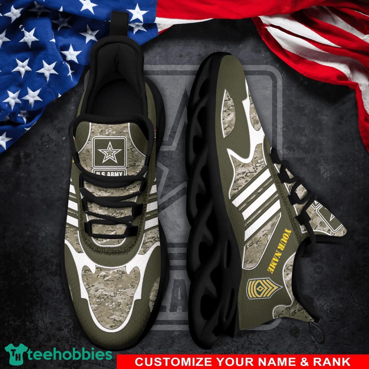 Veteran Clunky Sneakers Custom Name Max Soul Shoes For Sport Fans Product Photo 1