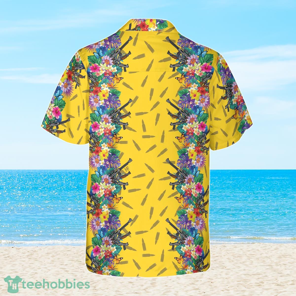 Vibrant Tropical Gun And Bullet Hawaiian Shirt Best Gift For Men And Women image Vibrant Tropical Gun And Bullet Hawaiian Shirt Best Gift For Men And Women Product Photo 2