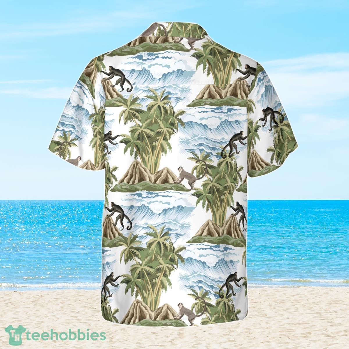 Vintage Island Palm Tree Monkey Hawaiian Shirt Best Gift For Men And Women image Vintage Island Palm Tree Monkey Hawaiian Shirt Best Gift For Men And Women Product Photo 2