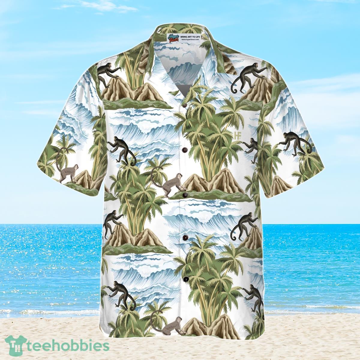 Vintage Island Palm Tree Monkey Hawaiian Shirt Best Gift For Men And Women Product Photo 3 Vintage Island Palm Tree Monkey Hawaiian Shirt Best Gift For Men And Women Product Photo 3