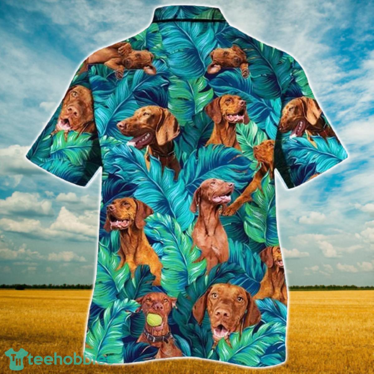 Vizsla Dog Lovers Hawaiian Style For Summer All Printed 3D Hawaiian Shirt For Men Women Product Photo 2