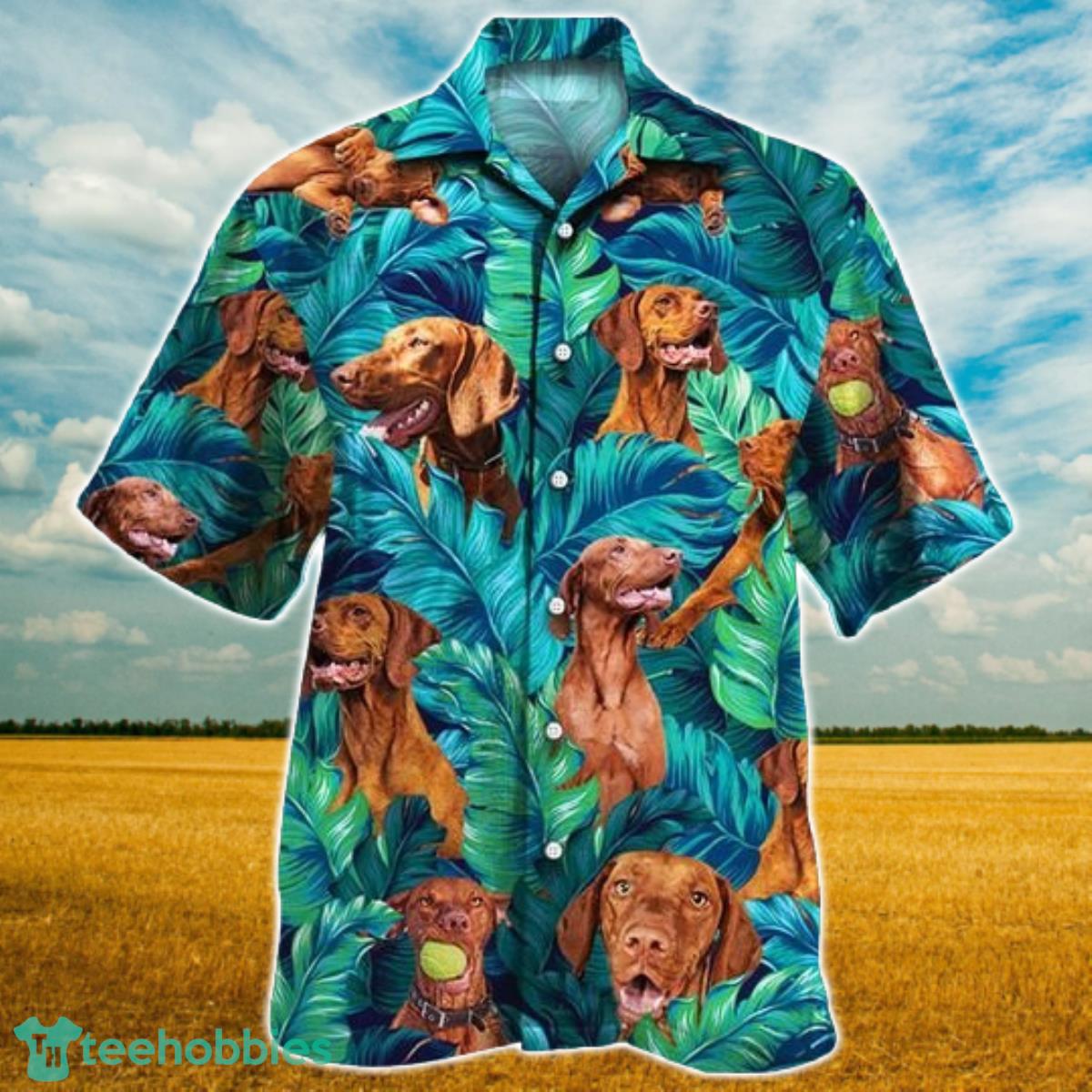 Vizsla Dog Lovers Hawaiian Style For Summer All Printed 3D Hawaiian Shirt For Men Women Product Photo 1