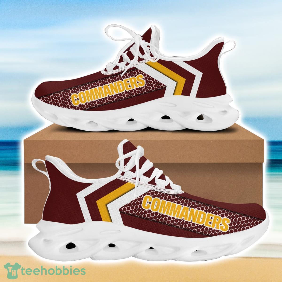 Washington Football Commanders Max Soul Sneakers Running Sport Shoes For Men Women Custom Name Product Photo 2
